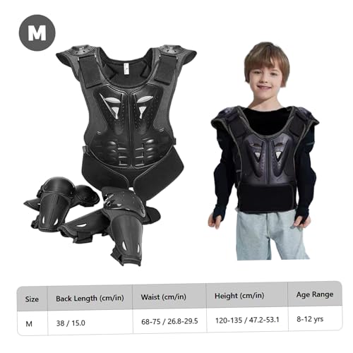 Trajes de motocross transpirables para niños con coderas y protecciones anticaídas 6