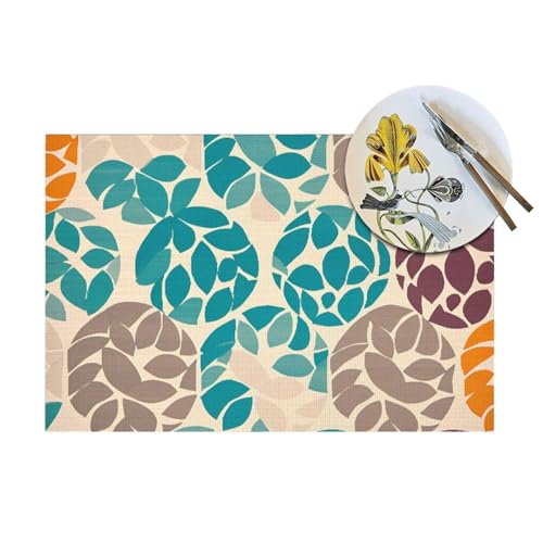 Set de table antidérapant et imperméable lavable pour protéger la table - 8