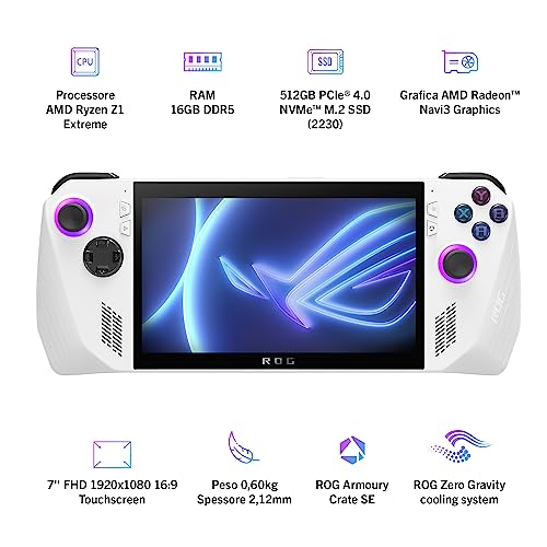 その他 ROG Ally (RC71L-Z1512) AMD Ryzen™ Z1プロセッサー搭載のポータブルゲーム機「ROG Ally