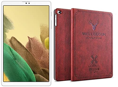 Image of Samsung Galaxy Tab A7 Lite 22.05 cm (8.7 inch), Slim Metal Body, Dolby Atmos Sound, RAM 3 GB, ROM 32 GB Expandable, Wi-Fi+4G Tablet, Silver + Cover