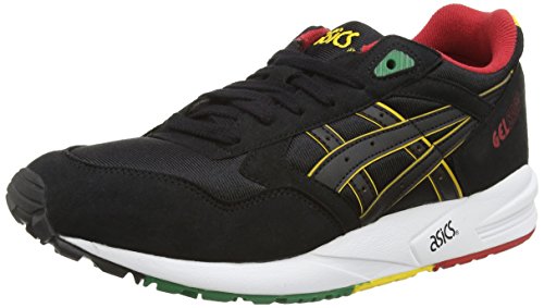 ASICS Gelsaga, Chaussures Multisport Outdoor Mixte adulte - Noir (Black/White 9090) - 41.5 EU (7 UK)