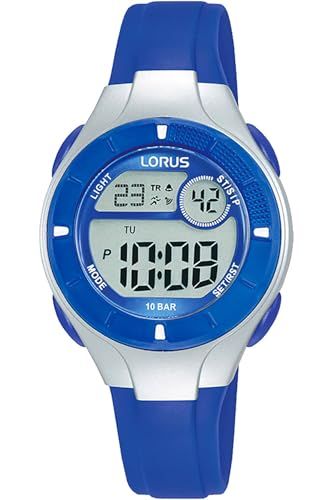 Lorus Reloj Digital multifunción para niños con Esfera Digital de 100 m (31 mm) y Correa...