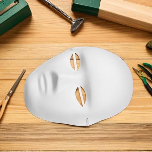 Máscaras de carnaval sin pintar para manualidades de cosplay y teatro 8