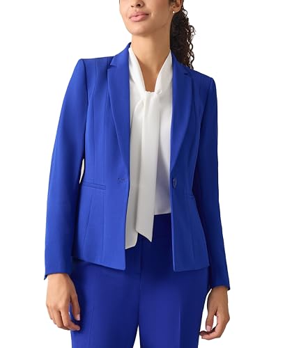 Kasper Women's Stretch Crepe One-Button Blazer