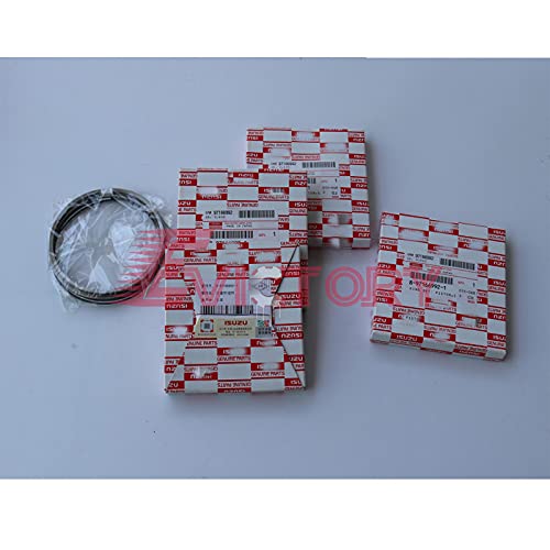 Kit de reconditionnement moteur avec segment de piston et pochette de joints pour ISUZU 4HG1 4HH1