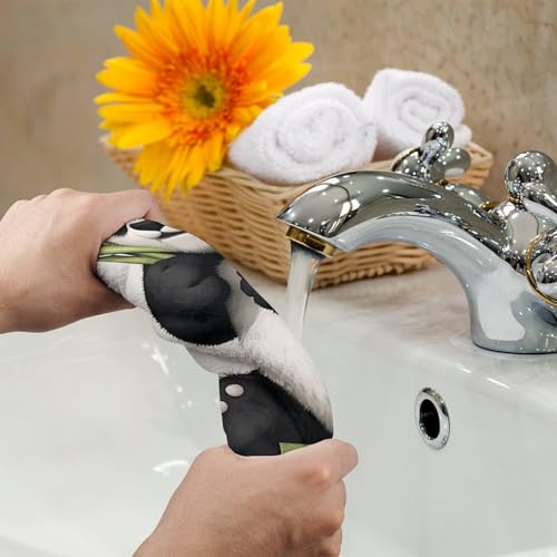 Serviette de bain ultra absorbante panda en microfibre fine 72 cm - 6