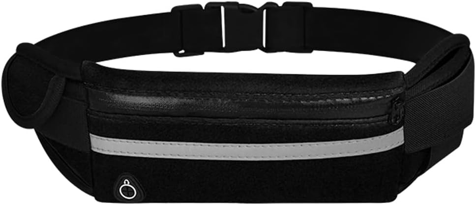 Running Belt Waist Pack Bag,Workout Gear,Gym Fitness Fanny Pack for Phone,Cell Phone Holder for Running,Jogging Pocket Belt for Women & Men,Running Accessories (Black)1