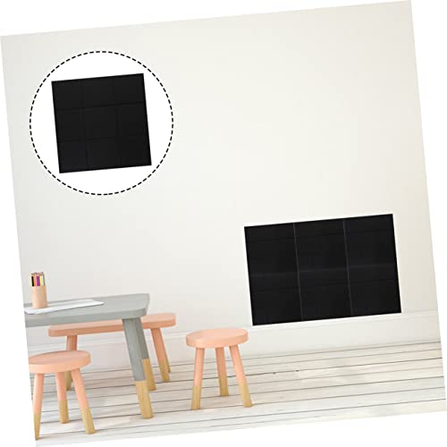 9 paneles acústicos para pared, aislamiento acústico absorbente de sonido, decorativo, fácil de instalar para hogar miniatura 4