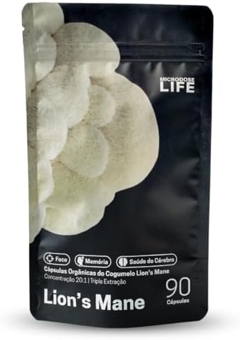 Extrato Encapsulado Lions Mane Juba De Leão 90caps | Foco Concent...