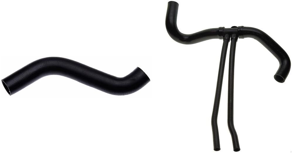 Upper and Lower Radiator Coolant Hose Kit - Automotive Replacement Radiator Hoses for Ford Excursion 6.8L 2000 2001 2002 2003 2004 2005, for Ford E-350 Super Duty 6.8L 2004