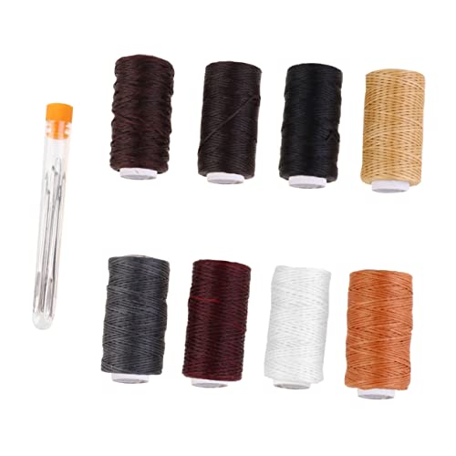 SHINEOFI 1 Juego Herramientas de fabricación de cuero Accesorios para reparar cuero suministros sastre agujas de costura kit de coser pequeño Accesorios de costura kit de bricolaje de cuero