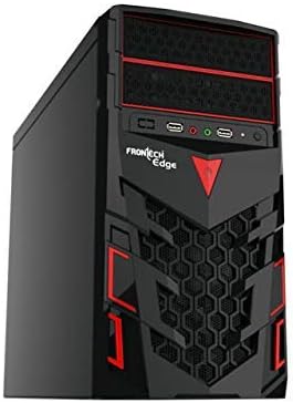 Frontech Computer Cabinet Edge microATX.µATX, Supports only microATX Motherboard is 9.6 × 9.6 inches (244 × 244 mm)