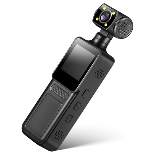 Caméra sportive portable avec audio et mini enregistreur vidéo compact