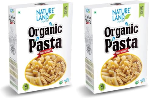 Image of Natureland Organics Pasta Penne 250 Gm - Organic Pasta (Pack of 2)