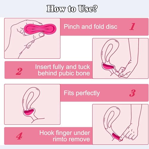 Ketliyaze 2 Stück Menstrual Disc, Wiederverwendbare Menstruationsscheibe, Auslaufsicher Menstruationstassen aus Silikon, für Aktive Frauen Sport, Schwimmen und Intimität（S+L）