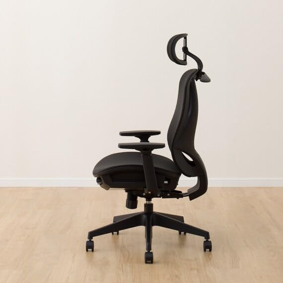 Nitori OC503 Office Chair with Footrest BK 6620845 : Amazon.sg: Home