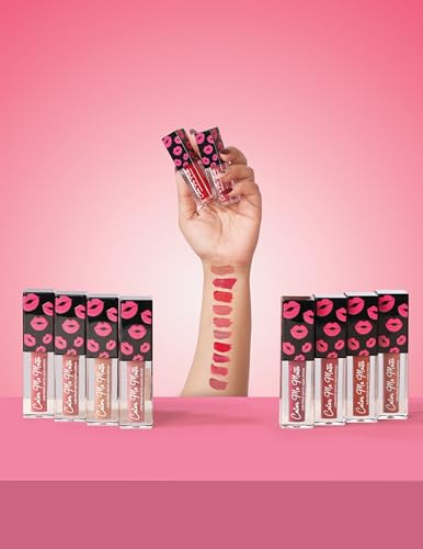 Image of Jaquline USA Color Me Matte Long Lasting liquid Lipstick enriched with vitamin E & tea tree oil (Coffee Brown-5 ml)