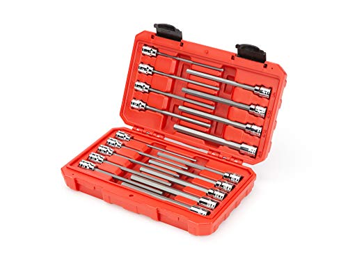 image for TEKTON 3/8 Inch Drive Long Hex Bit Socket Set, 18-Piece (1/8-3/8 in., 