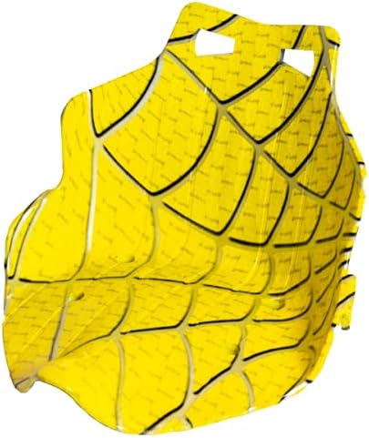 Gift Gadgets Camo Galaxy Spider Graffiti Replacement Hoverkart Seats For Racer R-Series Go-Kart Models (Spider Yellow)