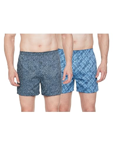 Image of Jockey 8222 Men Super Combed Mercerized Cotton Woven Checkered Inner Boxers with Ultrasoft and Durable Inner Waistband Pack of 2