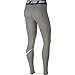 NIKE Women's Sportswear Club Leggings, Dark Grey Heather/White, Medium