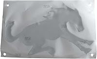 Vista 2 de Emblema de puerta trasera de bronco plateado OEM M2DZ-9942528-A hecho para Bronco 2021-2025