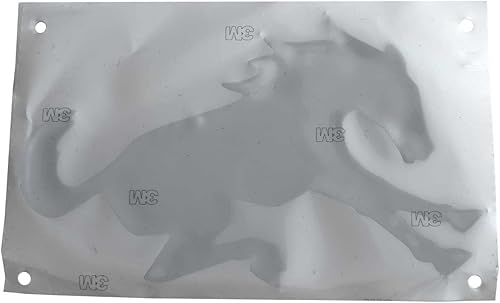 Miniatura 2 de OEM M2DZ-9942528-A Emblema plateado Bucking Bronco para portón trasero hecho para Bronco 2021-2025