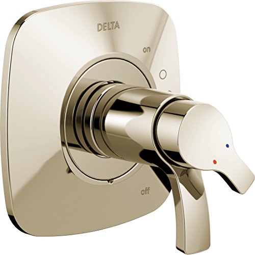 Hot Deals Delta Faucet Tesla 17 Series Dual-Function Shower Handle Valve Trim Kit, Polished Nickel T17052-PN (Valve Not Included)