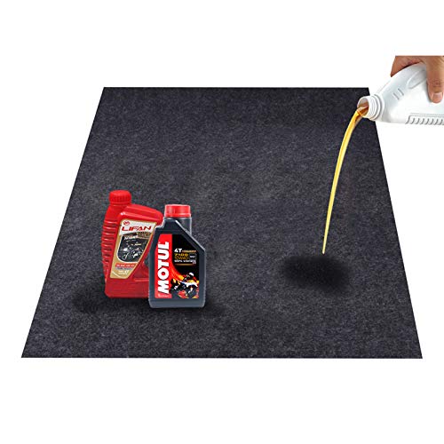 CONVELIFE Felt Fabric Absorbent Material Garage Floor Oil Spill Mat,Under Sink Mat, Protects Garage Floor(36inches x 36inches)