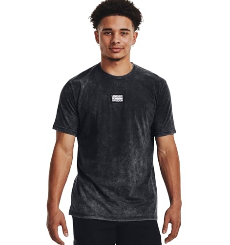T-shirt homme Under Armour Lavage à Noyau Surélevé haut respirant et vêtement de fitness