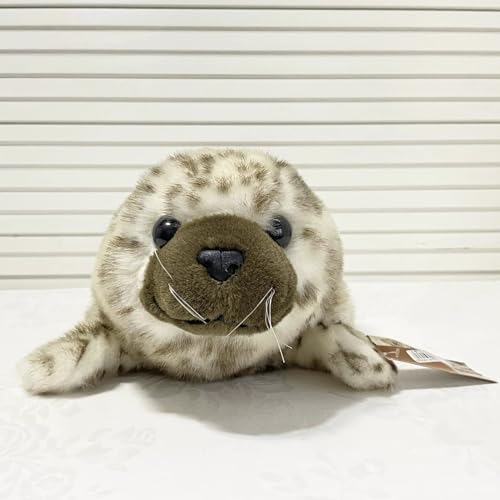Peluche phoque réaliste cadeau de naissance doudou marin