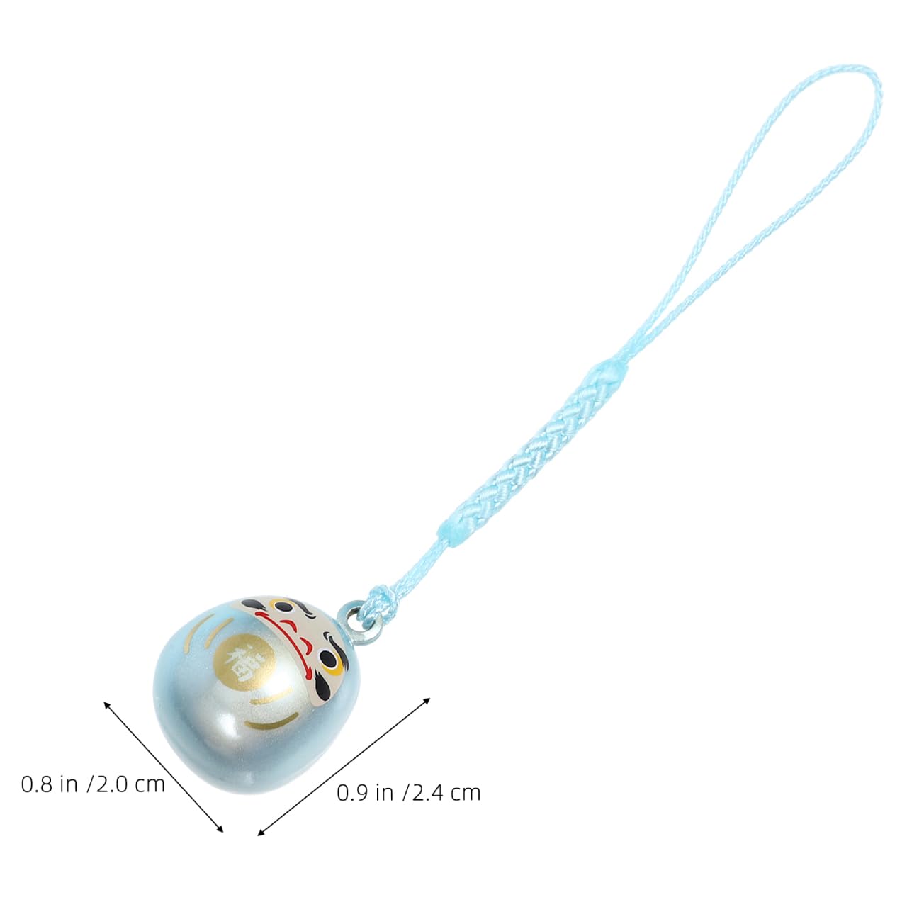 Amosfun Japanese Cat Bell Pendant Copper Charm for Keys Handbags Phones Ornaments - A Symbol of Luck and Happiness