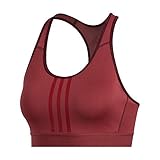 ropas mujer cristiana Libertad de movimiento adidas DRST Ask P 3S Sports Bra, Mujer, Legacy Red/Maroon, XS