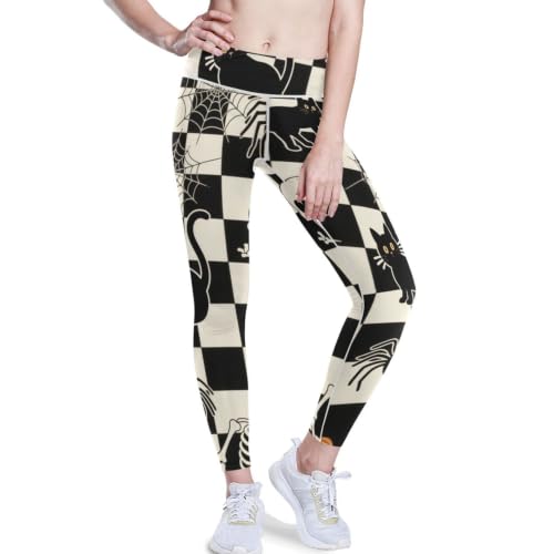 Pantalones de yoga para mujer con control de abdomen elásticos