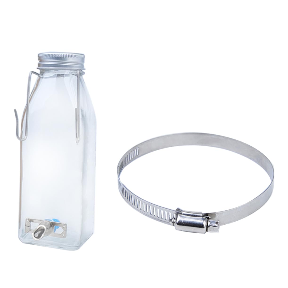 SUPVOX 350ml Rabbit Water Bottle Guinea Pig Bunny Water Dispenser Pet Hanging Waterer for Small Pet Cage Leakproof Drip- Design