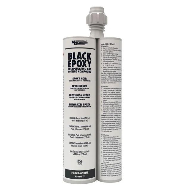 832B-450ML,Chemicals Black Epoxy, Encapsulating & Potting Compound