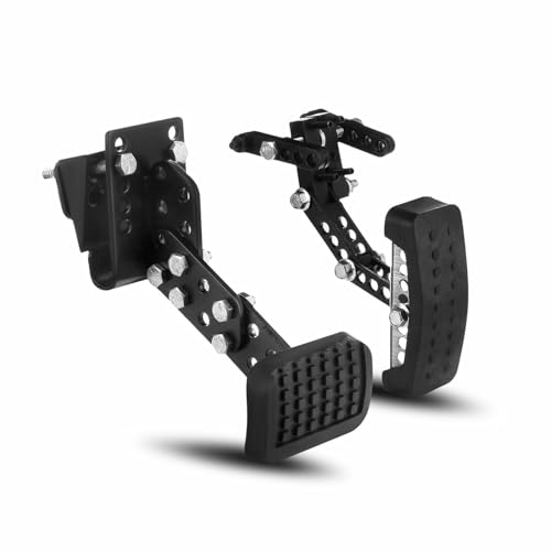 Aspaton Gas and Brake Pedal Extenders Extensions Compatible with Drivers Car Go Kart Ride on Toys Universal Brake Extender (Adjusted Any Angle)