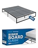 Meliusly Premium 10mm Bunkie Board King Size (76x80'') Patent Pending Low Profile Bed Board Design - Breathable, Noise Minimizing, Moisture Resistant Bunkieboards, Low Profile Bed Support