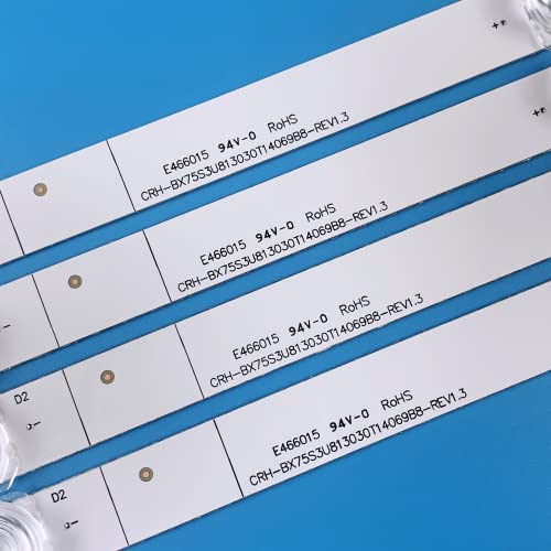 PANMILED 14 Pieces Led Backlight Strips for 75\'\' TV SVH750A76 75A6G 75R6E3 75E3D 75H78G 75H6570G 75H6510G HD750S3U81-TAB1