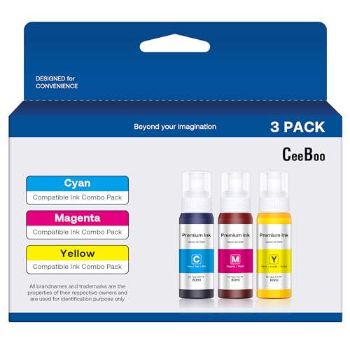 Flacons d'encre Epson 502 recharge couleur cyan magenta jaune CEEBOO