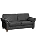 Produktbild CAVADORE 3-Sitzer Byrum / Große 3er-Couch im Landhausstil mit Federkern / Passend zur edlen Sofagarnitur Byrum / 186 x 87 x 88 / Flachgewebe: Grau