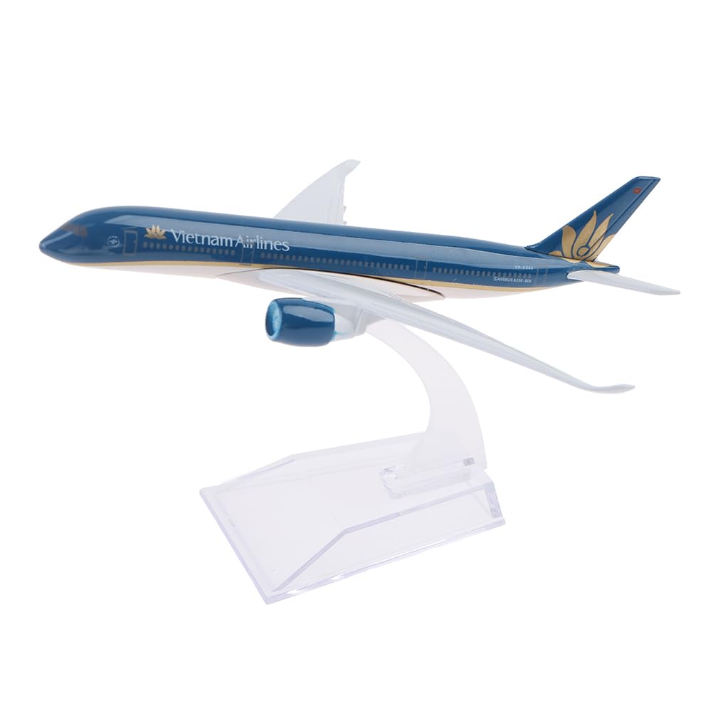 Tiuyii Viet Nam Model Airplane 1/400 Scale Airways Airplane Model Alloy Model Diecast Plane Model For Collection Wings, Model Aeroplane With Stand, Aviator, Model Making, Miniature Models,