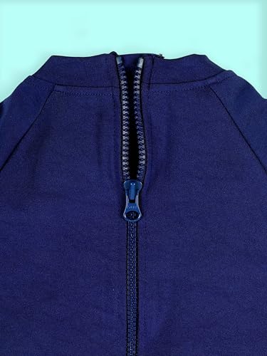 Image of KiddoPanti Boys & Girls Half Sleeve Mid Thigh Length Swim Suit