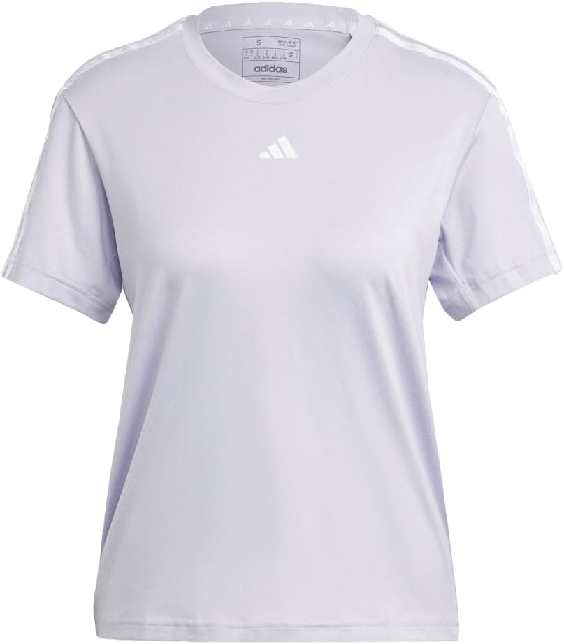 adidas Women's Plus Size Aeroready Training Essentials Regular 3-Stripes T-Shirt