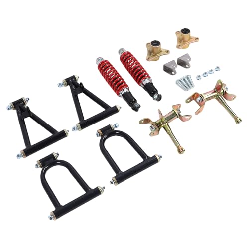 Stoßdämpfer-Schwingarm-Komplettsatz für Vorderradaufhängung, Achsschenkel-Spindelsatz für ATV, Quad, Gokart, DIY-Teile, Schwingarm-Montage