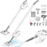 Upgraded Steam Mop with Detachable Handheld Steamer, Multi & Up 10-in-1 Steam Cleaner with 350ml Tank,10s Heat-Up, 7M Cord, 120℃ 1300W Powerful Floor Steam Mop for Hardwood Floors, Grout, Carpet