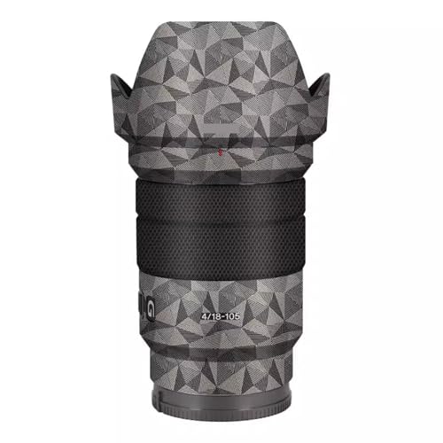Autocollant triangle titane Sony E PZ 18-105 mm F4 G OSS protection intégrale