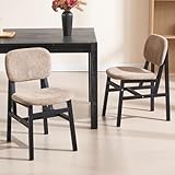 MULTI OCCASIONS: Cette chaise salon avec la conception sans accoudoirs permet de la glisser facilement sous la table sans encombrer l'espace. Son design élégant et moderne s'adapte à tous les environnements et peut être largement utilisé comme chaise de salle à manger, chaise de cuisine, chaise longue, chaise de lecture, chaise d'angle pour le thé, etc.