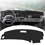 FIILINES Dash Cover for 1989-94 Ford Ranger, 1991-94 Mazda Navajo/Ford Explorer, 1989-90 Ford Bronco II Dashboard Mat Accessories Dash Cover Sunshade Nonslip Mesh Protector Black