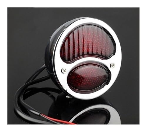 Feu arrière de frein moto et support de plaque latéral pour Sportster
